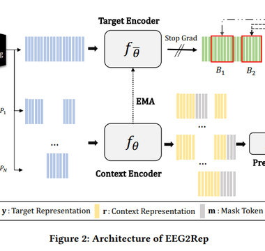 EEG2Rep: A Self-supervised AI Architecture for EEG Data Modeling